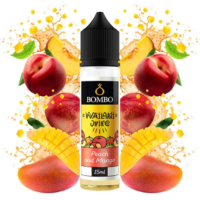 Bombo Wailani Juice Peach and Mango Flavor Shot 60ml